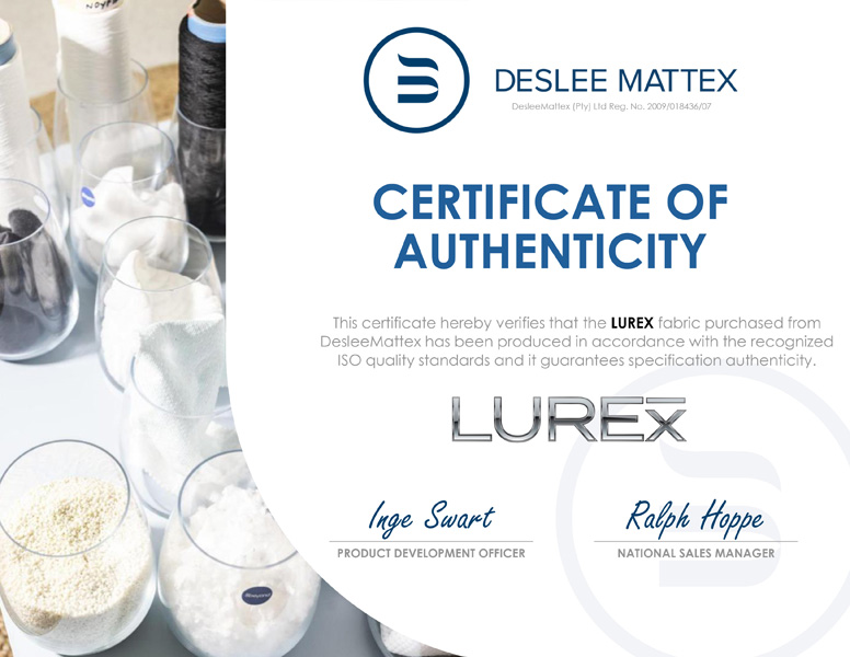 CERTIFICATE OF AUTHENTICITY