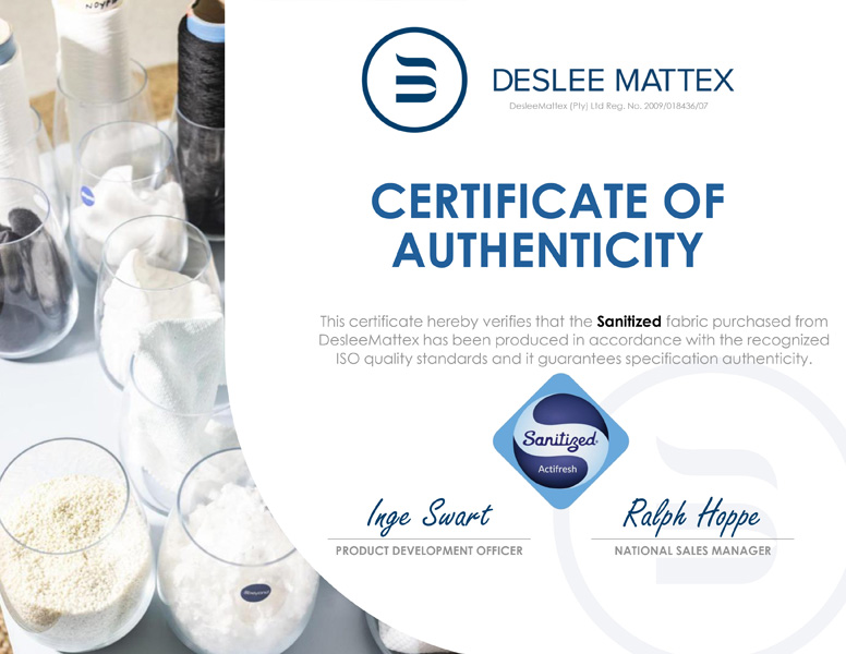 CERTIFICATE OF AUTHENTICITY